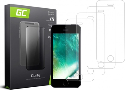 Attēls no Green Cell 4x Szko hartowane GC Clarity do telefonu iPhone 5 / 5S / 5C / SE