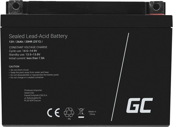 Изображение Green Cell Akumulator 12V/26h (AGM35)