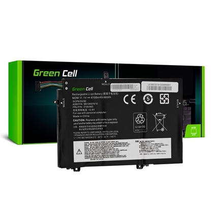 Attēls no Green Cell Battery L17L3P52 11 1V 4100mAh for Lenovo ThinkPad L480 L580 L14