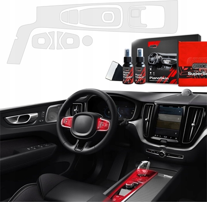 Изображение GrizzGlass Folia do wntrza GrizzGlass PianoSkin do Volvo XC60 B5 (2023-2024) [4w1]