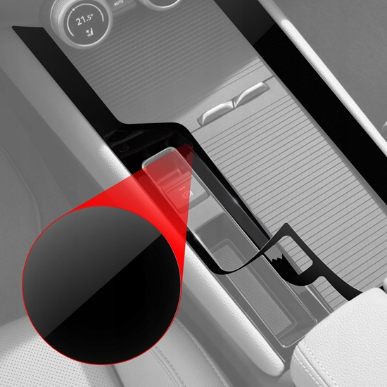 Picture of GrizzGlass Folia do wntrza GrizzGlass PianoSkin Glossy do Volvo XC90 B5 Drive Mode (2019) [2w1]