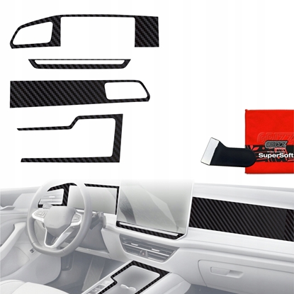 Изображение GrizzGlass Folia do wntrza GrizzGlass PianoSkin Matte do Volkswagen Passat B9 12,9" (2024-2025) [4w1]