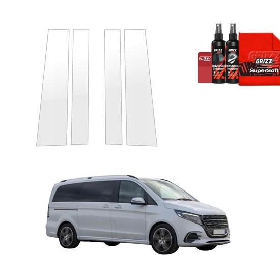 Picture of GrizzGlass Folia ochronna na supki GrizzGlass BodyShield do Mercedes V Klasa (2025-2026) [4w1]