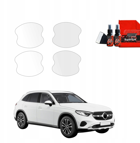 Picture of GrizzGlass Folia ochronna pod klamki GrizzGlass BodyShield do Mercedes GLC Wagon (2025) [4w1]
