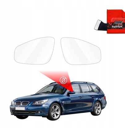 Attēls no GrizzGlass Folia przeciwdeszczowa na lusterka GrizzGlass ZeroDrop do BMW 5 E61 Kombi PreLCI (2007-2010)