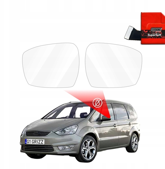 Picture of GrizzGlass Folia przeciwdeszczowa na lusterka GrizzGlass ZeroDrop do Ford Galaxy 2 (2006-2015)