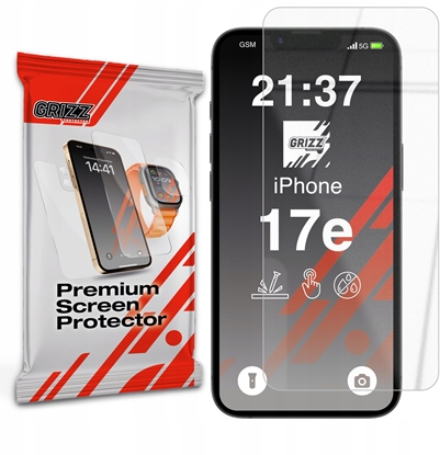 Attēls no GrizzGlass Szko hybrydowe GrizzGlass HybridGlass do Apple iPhone 17e / 16e