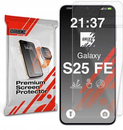 Attēls no GrizzGlass Szko hybrydowe GrizzGlass HybridGlass do Samsung Galaxy S25 FE
