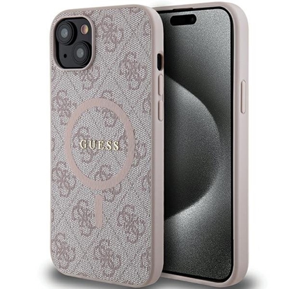 Picture of Guess GUHMP14SG4GFRP iPhone 14 | 15 | 13 6.1" różo