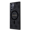 Picture of Guess 4G Colored Ring PU Leather MagSafe Case for Samsung Galaxy S24 Ultra / black
