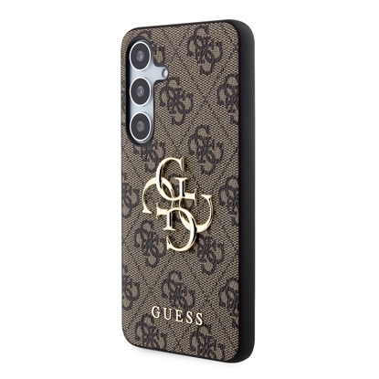 Изображение Guess PU 4G Metal Logo Case for Samsung Galaxy S24 / Brown