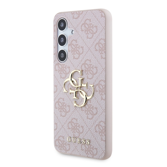 Изображение Guess PU 4G Metal Logo Case for Samsung Galaxy S24 / Pink
