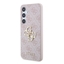 Attēls no Guess PU 4G Metal Logo Case for Samsung Galaxy S24 / Pink