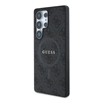 Изображение Guess PU Leather 4G Colored Ring MagSafe Case for Samsung Galaxy S25 Ultra / Black