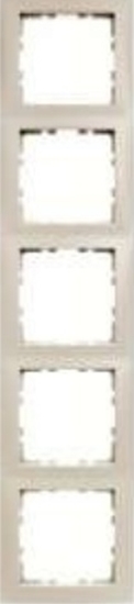 Picture of Hager Ramka piciokrotna BERKER kremowa - 5310158982