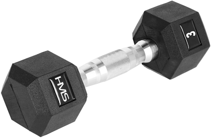 Изображение HMS Hantel Hex Pro gumowany 1 x 3 kg