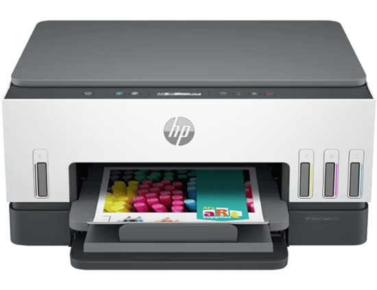 Picture of HP Smart Tank 670 AiO Printer Inkjet Colour MFP A4 12 ppm USB Wi-Fi Bluetooth (SPEC)