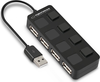 Изображение HUB USB Esperanza EA161 Esperanza usb 2.0 hub 4x usb