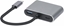 Attēls no HUB USB iBOX USB Typ-C 4w1 USB 3.0 + PD 100W + HDMK 4k30Hz + VGA FullHD