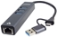 Picture of HUB USB PremiumCord Adapter USB-C na USB-A Gigabit 10/100/1000Mbps + 3x USB 3.2 zcze