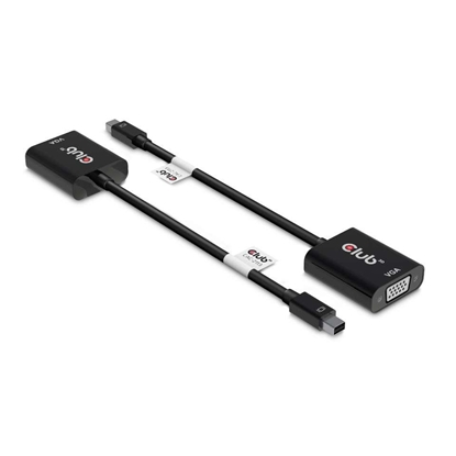 Изображение I/O ADAPTER MINI DP TO VGA/M/F CAC-2113 CLUB3D