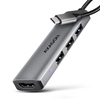 Изображение I/O HUB USB-C 4IN1/0.15M HMC-H3A AXAGON