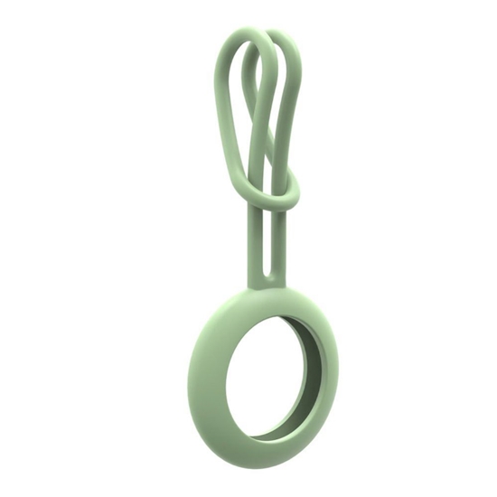 Picture of iLike AirTag Silicone Keychain Loop Case Green