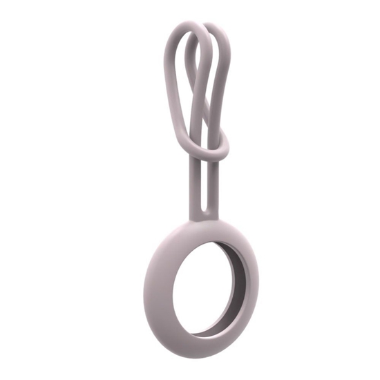 Picture of iLike AirTag Silicone Keychain Loop Case Pink