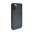 Picture of iLike Apple iPhone 12 / 12 Pro Silicone plastic case Eco Print Design Black