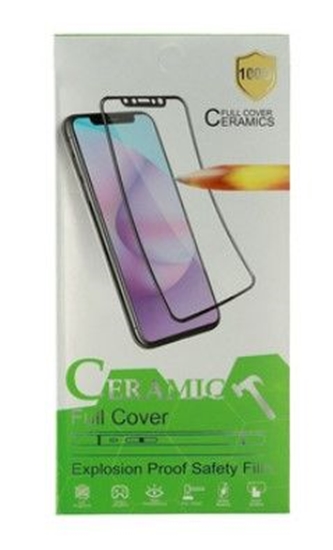 Picture of iLike Apple IPHONE 12/12 PRO HARD CERAMIC TEMPERED GLASS Black