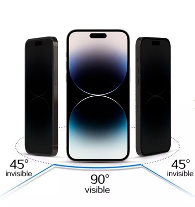 Изображение iLike Apple IPHONE 17 PRO MAX Tempered Privacy Glass Black