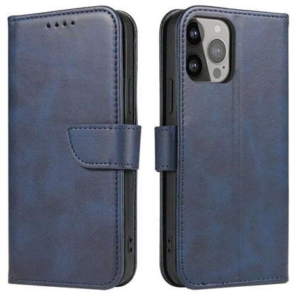 Изображение iLike Samsung Galaxy A34 5G cover with flip wallet stand Blue