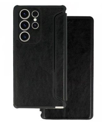 Изображение iLike Samsung GALAXY A34 5G RAZOR LEATHER BOOK HOLSTER Black