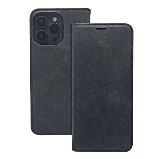Picture of iLike Samsung Galaxy A34 5G Smart Suede case Black