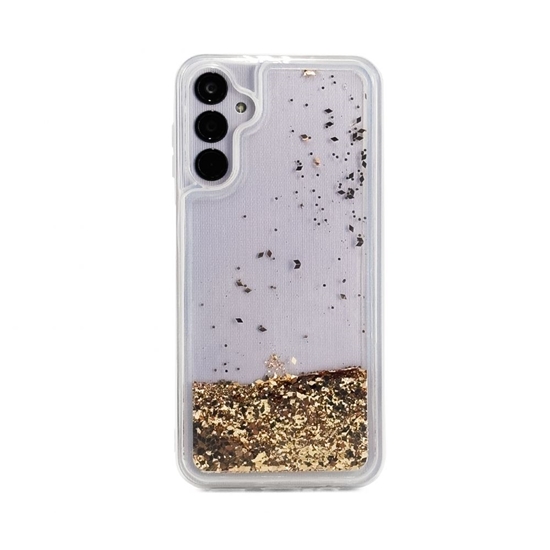 Picture of iLike Samsung Galaxy A54 5G Silicone Case Water Glitter Gold