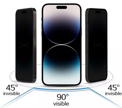 Attēls no iLike Samsung GALAXY S22 TEMPERED PRIVACY GLASS Black