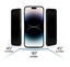 Attēls no iLike Samsung GALAXY S23 FE TEMPERED PRIVACY GLASS Black