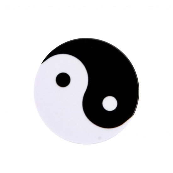 Изображение iLike Universal Pop Holder Yin Yang Black White