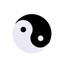 Изображение iLike Universal Pop Holder Yin Yang Black White