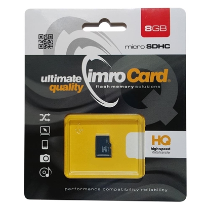 Picture of Imro Memory card microSDHC / 8GB / 4 MB/s