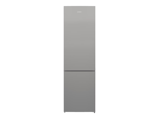 Picture of INDESIT INKS 1401 S4E | Energy efficiency class E | Free standing | Combi | Height 202.5 cm | Fridge net capacity 266 L | Freezer net capacity 120 L | 38 dB | Silver