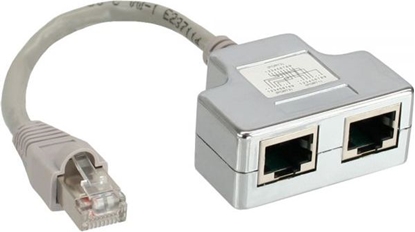 Picture of InLine Dubler portów ISDN, RJ45 mski do 2x RJ45 eski (69932A)