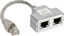 Изображение InLine Dubler portów ISDN, RJ45 mski do 2x RJ45 eski (69932A)