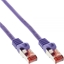 Изображение InLine Patchcord S/FTP, PiMF, Cat.6, PVC, fioletowy 1.5m (76412P)