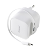 Изображение Intenso Power Adapt. W65ACIC 65W 2xUSB-C/USB-A ausziehb.Kab. weiß