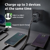 Изображение Intenso Power Adapter 100W   GaN 2x USB-C 1x USB-A inkl. Kabel 2m