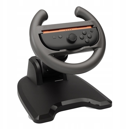 Изображение Yaxo Joy-Con Racing Set do NS/NS2 czarny (YAX-GA-AC-9)