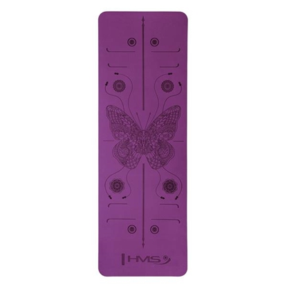Изображение Jogas paklājiņš YM10 YOGA MAT TPE VIOLET HMS