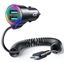 Изображение Joyroom 3-in-1 fast car charger with USB-C cable 1.5m 17W Black