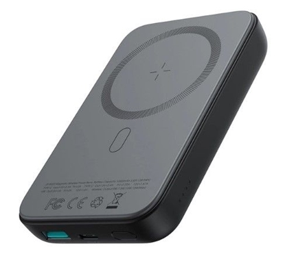 Изображение Joyroom JR-W020 20W Mini magnetic wireless power bank 10000mAh Black With USB to Type-C 0.25m Cable Black